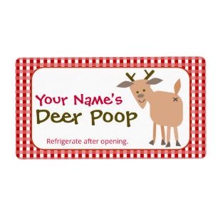 Etiqueta Regalo de Navidad Divertido y Personalizado Excrem
