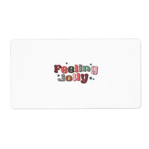 Etiqueta Regalo de Navidad Sensación de alegría