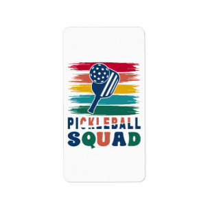 Etiqueta Regalo para jugadores de pickleball