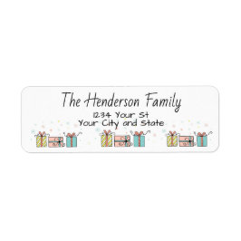 Etiqueta Regalos de Navidad