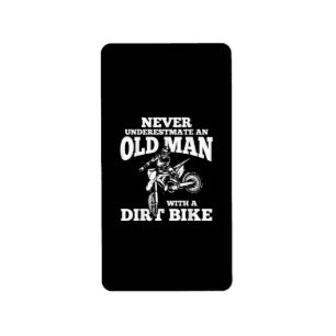 Etiqueta Regalos divertidos nunca subestiman a un anciano c