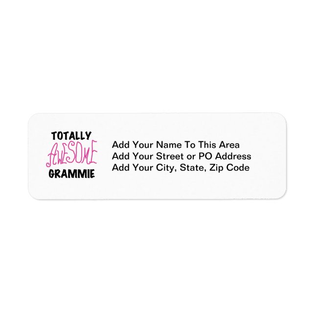 Etiqueta Regalos rosados totalmente impresionantes de las (Frente)