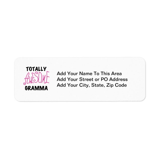 Etiqueta Regalos rosados totalmente impresionantes de las (Frente)