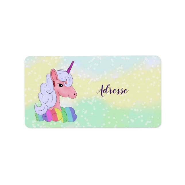 Etiqueta Regeneinhorn (Frente)