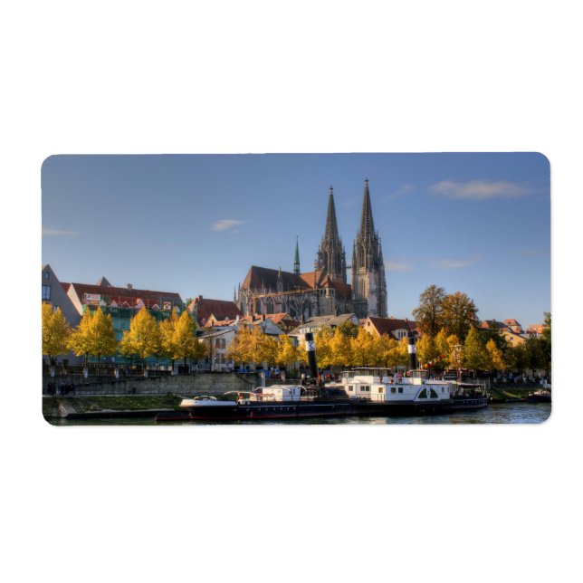 Etiqueta Regensburg (Alemania) (Frente)