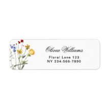 Regreso de la ducha de flores silvestres minimalis