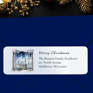 Etiqueta Regreso de Navidades de acentos navideños de invie