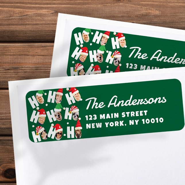 Etiqueta Regreso de nueve fotos familiares de Santa Sombrer (Subido por el creador)