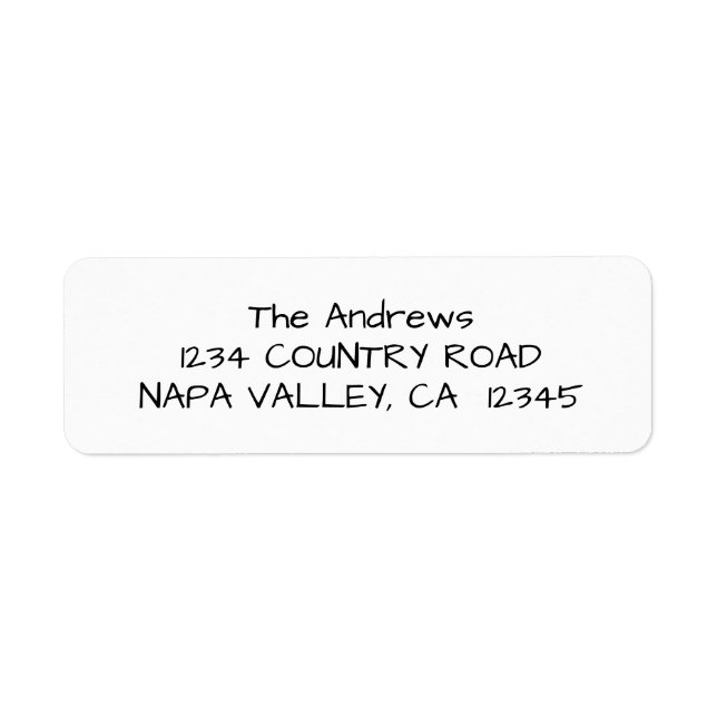 Etiqueta Regreso del Boda de pizarra negra rusa (Frente)