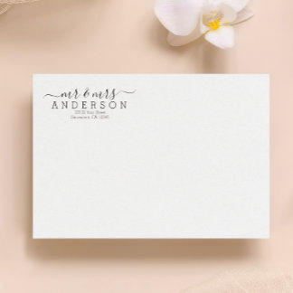Etiqueta Regreso Personalizado de Nombre de Familia Moderno