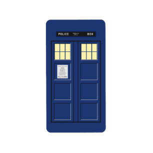 Etiqueta Reino Unido - Policía Azul - Casilla 1