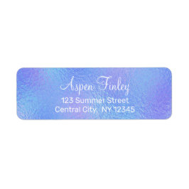 Etiqueta Relieve metalizado irlandés falso Elegante Etiquet