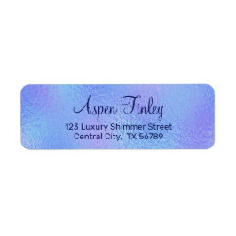 Etiqueta Relieve metalizado irlandés falso Elegante Etiquet