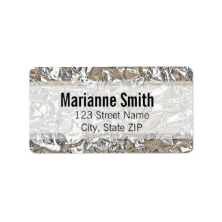 Etiqueta Relieve metalizado Tin