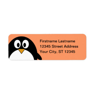 Etiqueta Remite del pingüino