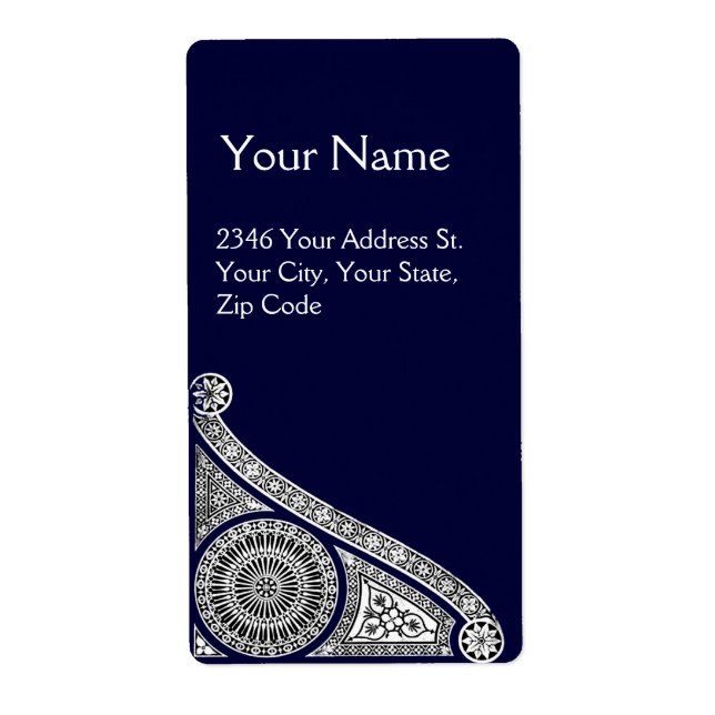 Etiqueta RENAISSANCE Blue (Frente)