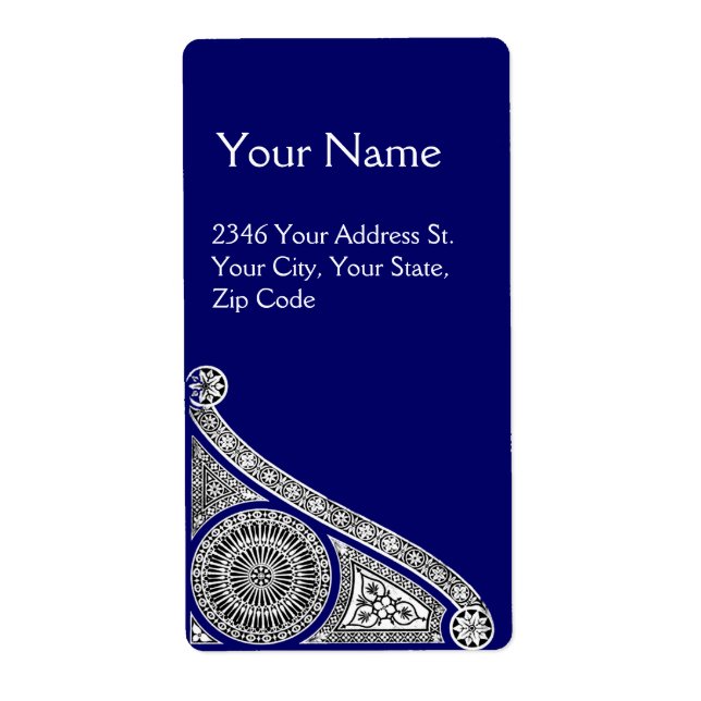 Etiqueta RENAISSANCE Blue (Frente)