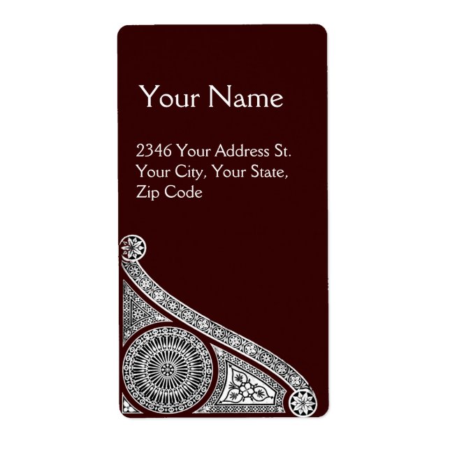 Etiqueta RENAISSANCE Brown (Frente)