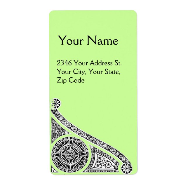 Etiqueta RENAISSANCE green (Frente)