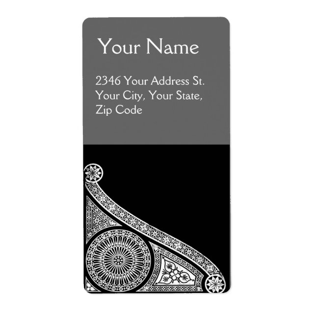 Etiqueta RENAISSANCE gris (Frente)