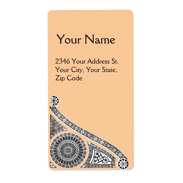 Etiqueta RENAISSANCE rosa (Frente)