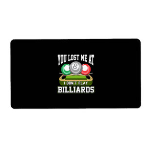Etiqueta Reproductor de Billiards   Me Perdiste En Billiard