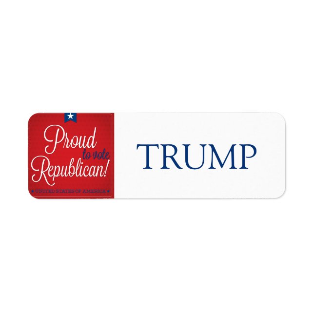 Etiqueta Republicano (Frente)