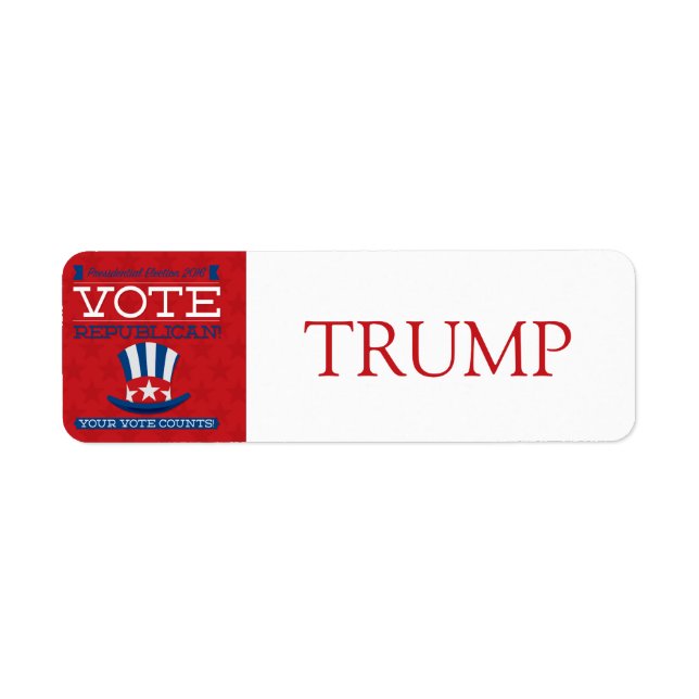 Etiqueta Republicano (Frente)