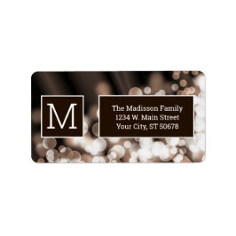 Etiqueta Resumen Bokeh Chocolate