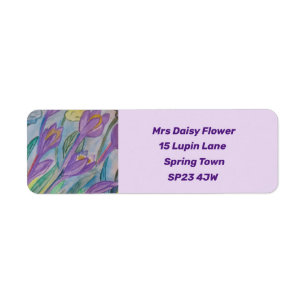 Etiqueta Resumen de Crocus Spring