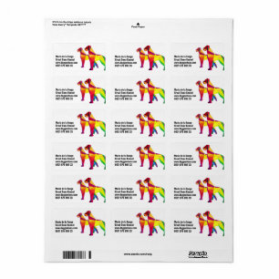 Etiqueta Resumen de gran perro Gran Dane