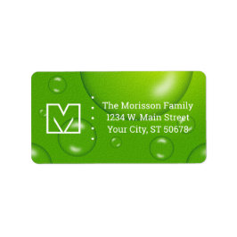 Etiqueta Resumen de las gotas de cal verde