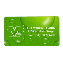 Etiqueta Resumen de las gotas de cal verde