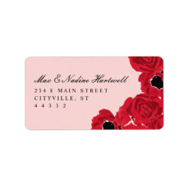 Etiqueta Resumen de Rosas y lapiceros Dirección de devoluci