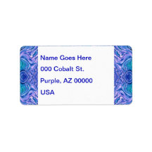 Resumen de vidrio turquesa y púrpura