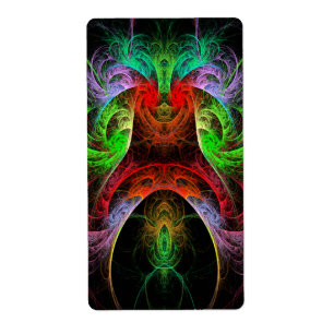 Etiqueta Resumen naval Arte Fractal