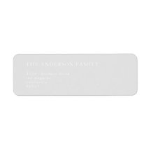 Retorno de caligrafía moderna simple de gris y bla