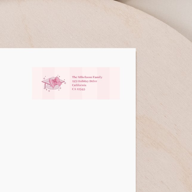 Etiqueta Retorno de graduación de Coquette Bow (Subido por el creador)