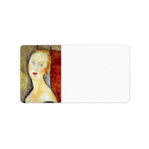 Etiqueta retrato de Germana Survage de Amedeo Modigliani