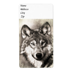 Etiqueta Retrato de Wolf