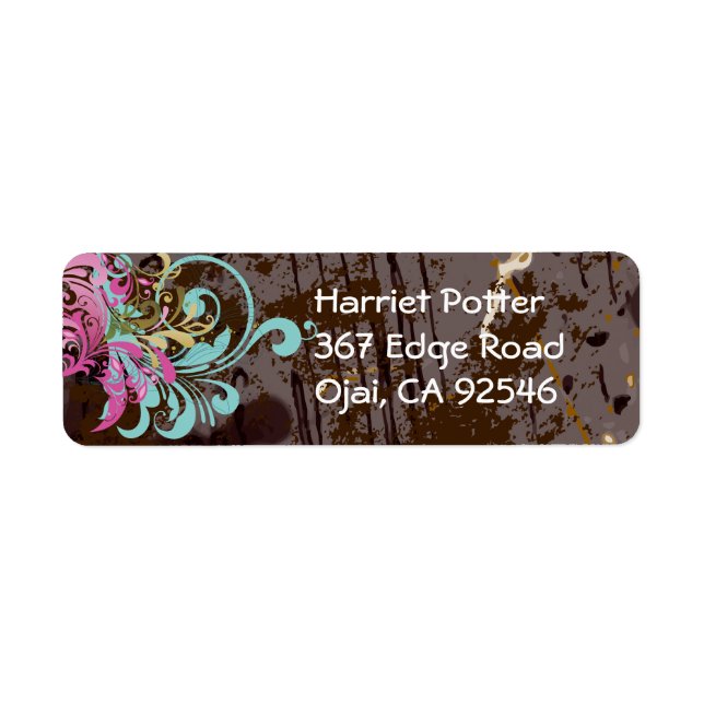 Etiqueta Retro Fashion de Guay Cute Girly (Frente)