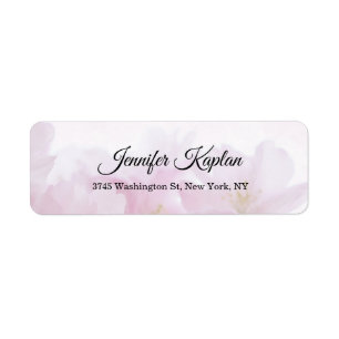 Etiqueta Retro Floral Creativo Profesional Minimalista