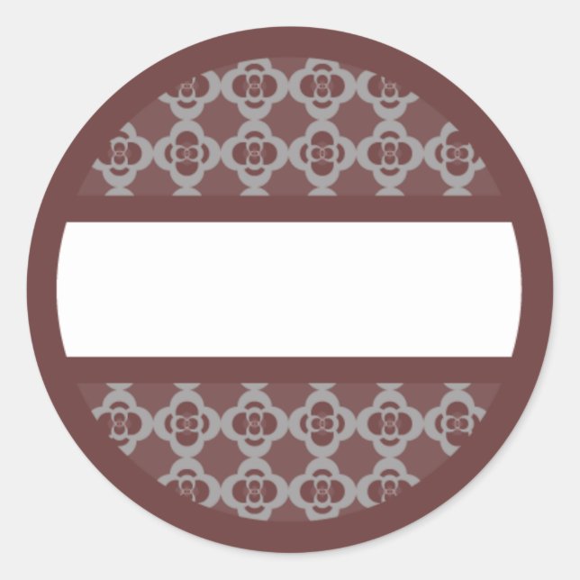 Etiqueta Retro Redes Redondas (Anverso)