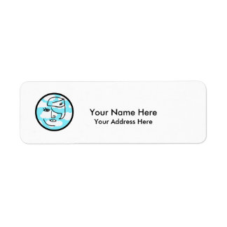 Etiqueta Retro Stewardess Labels