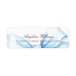 Etiqueta Return Address Label Watercolor  Baby Shower.