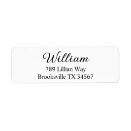 Etiqueta Return Address Labels, Custom Address Sticker,