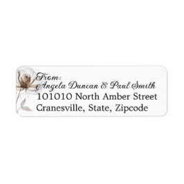 Etiqueta Return Address Labels Soft Rose