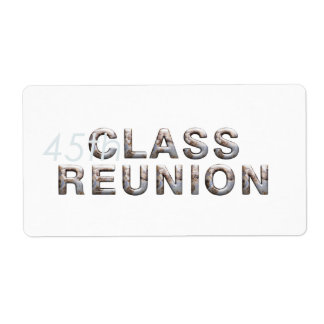Etiqueta Reunión de la 45ª clase TEE