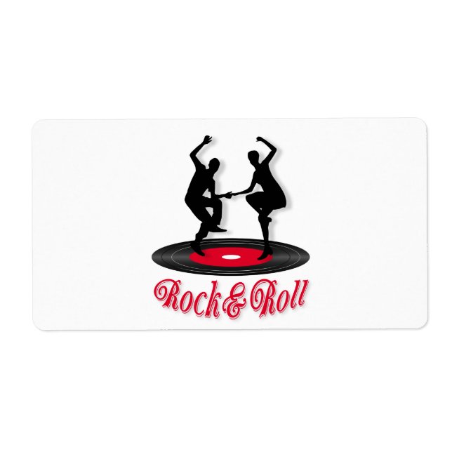 Etiqueta Rock y roll (Frente)
