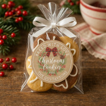 Etiqueta Rodillo para Galletas de Navidad Hechas a